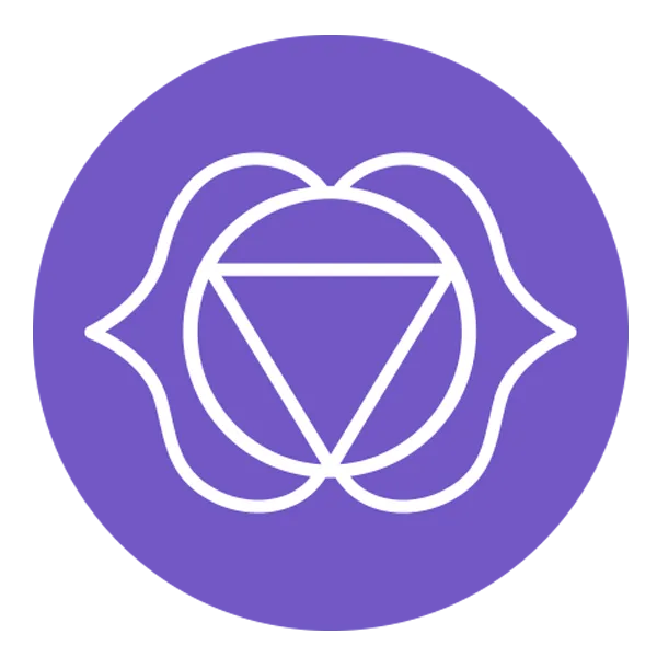 Ajna - Símbolo del chakra sexto chakra energético del cuerpo físico