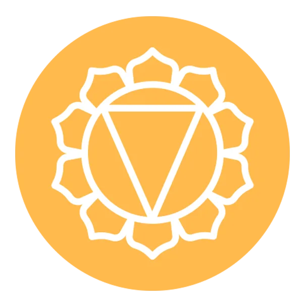 Manipura - Símbolo del chakra terceiro chakra energético del cuerpo físico